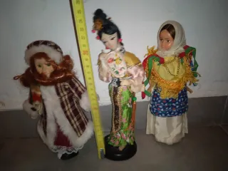 Lote de muñecas antiguas