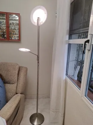 Lámpara de pie Inox Mate