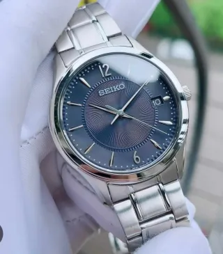 Reloj Seiko Hombre Azul y Plateado