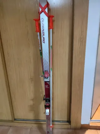Esquís y bastones Oldenburg T.37