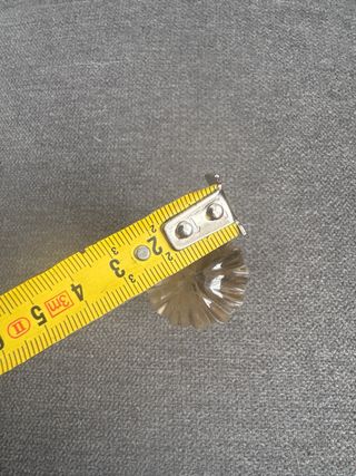 Pomos de cristal con tornillos