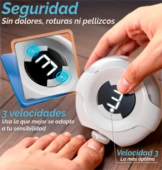 Cortauñas Eléctrico 3 en 1