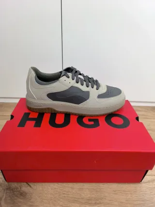 Hugo Boss Zapatillas Piel Talla 41 Beige nuevas