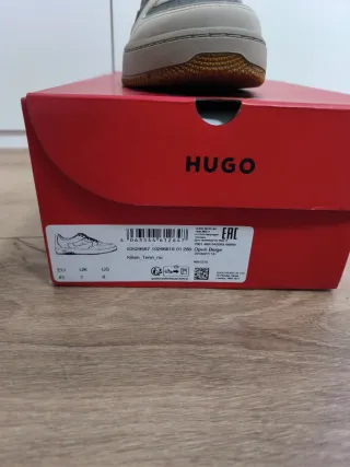 Hugo Boss Zapatillas Piel Talla 41 Beige nuevas