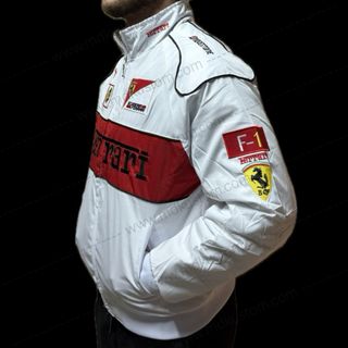 Chaqueta Ferrari Blanca y Roja