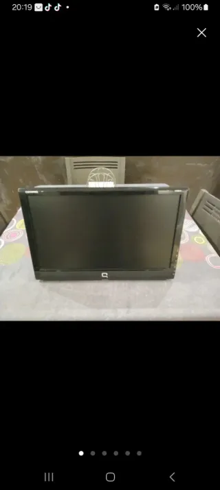 PC HP Compaq Negro + monitor