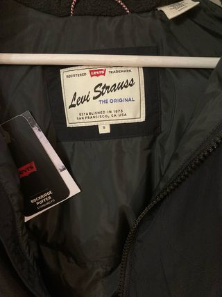 Cazadora Levi's Negra Talla S Nueva
