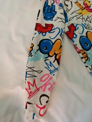 Camisa fina multicolor M