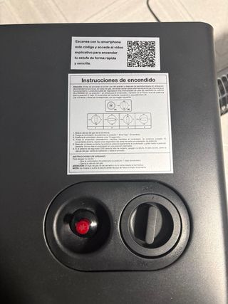 Calentador de gas Orbegozo negro