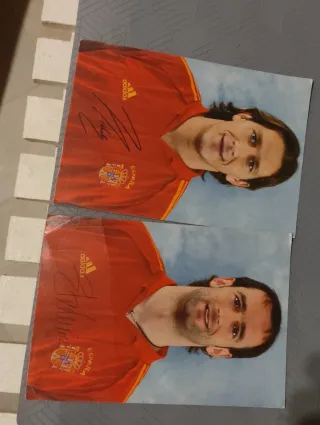 2 Cartoline di Calcio Firmate