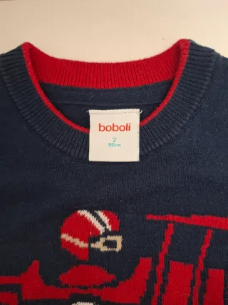 Jersey niño azul avión talla 2 años