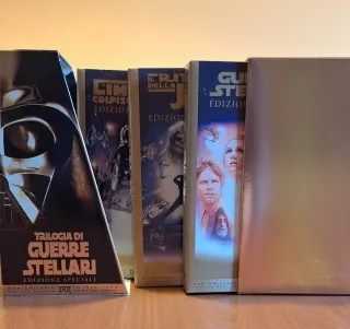 Trilogia Guerre Stellari VHS Edizione Speciale