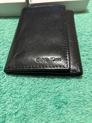 Cartera Calvin Klein Piel Negra Nueva