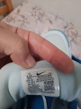 Zapatillas Nike Azul y Turquesa