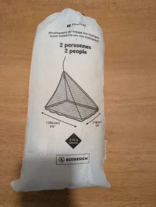 Mosquitera viaje Decathlon 2 personas