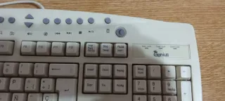 Teclado Genius Beige/Blanco