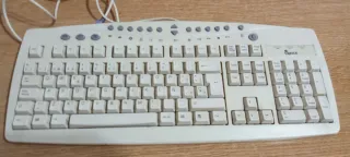 Teclado Genius Beige/Blanco