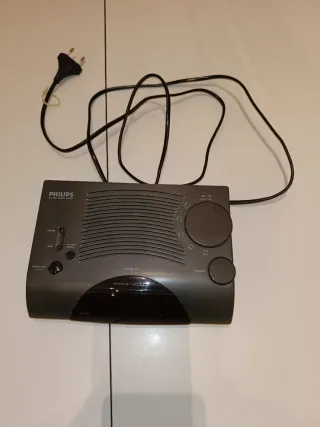 Radio Despertador Philips Gris