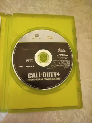 Call or duty 4 modern Warfare Xbox 360