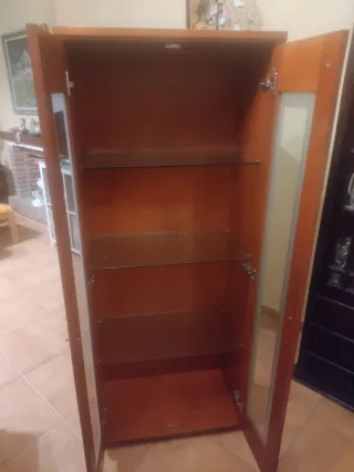 Vitrina madera cristal