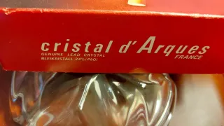 Cenicero Cristal d'Arques Lude 16 cm. Sin estrenar