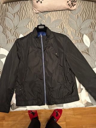 Chaqueta Purificación García Negra y Azul