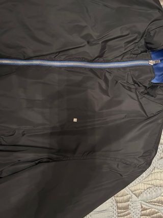 Chaqueta Purificación García Negra y Azul