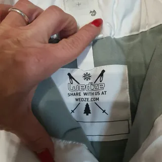 Pantalón nieve niña blanco 10 años