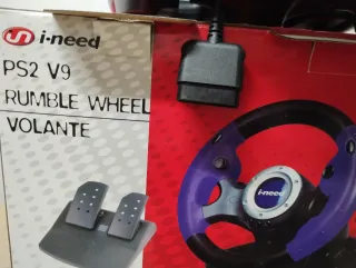 Volante PS2 i-need V9 con pedali e cambio