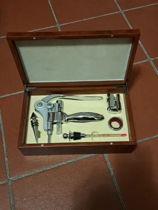 Kit Sommelier Cavatappi Leva Automatica