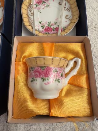 Mini tazas de té de porcelana