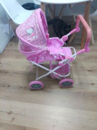 Silla de paseo Hello Kitty rosa