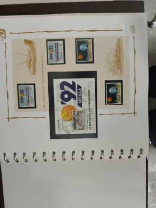 Exposición Universal Sevilla 1992 Sellos y Postal