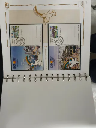 Exposición Universal Sevilla 1992 Sellos y Postal