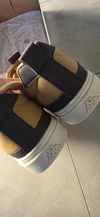 Botas trekking Kappa beige/marrón