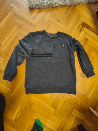 Sudadera Hurley Gris con Cremallera
