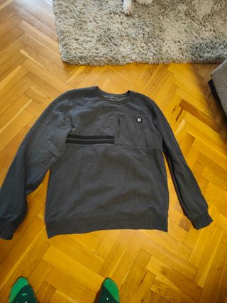 Sudadera Hurley Gris con Cremallera