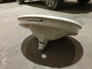 Lavabo de porcelana para empotrar