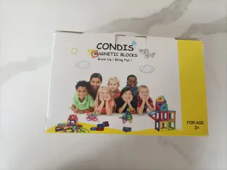 Juego de construcción magnético