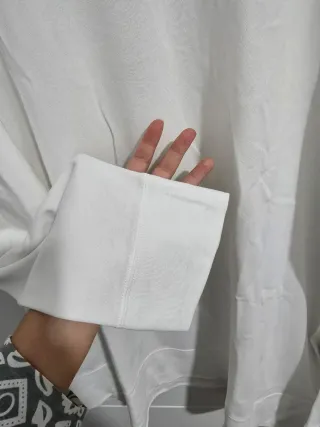 Sudadera Polo Ralph Lauren fina blanca XXL