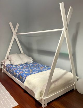 Cama Infantil Tipi Pino Blanco 200x90