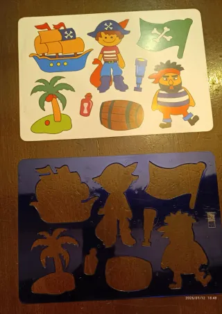 5 Plantillas Dibujo Niños Animales Marinos/piratas