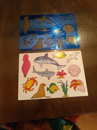 5 Plantillas Dibujo Niños Animales Marinos/piratas