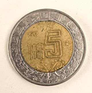 Lote de 7 monedas originales de México – Años 1950