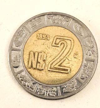 Lote de 7 monedas originales de México – Años 1950