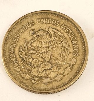 Lote de 7 monedas originales de México – Años 1950