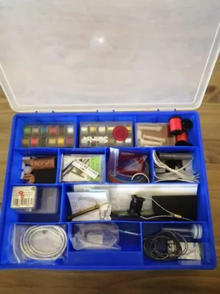 Caña de mosca, carrete y kit