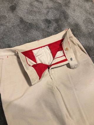 Pantalón pana hombre talla 36 de Carolina Herrera