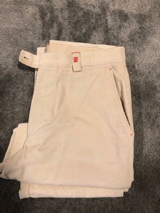 Pantalón pana hombre talla 36 de Carolina Herrera