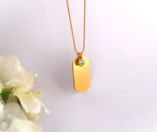 Colgante militar mini perla